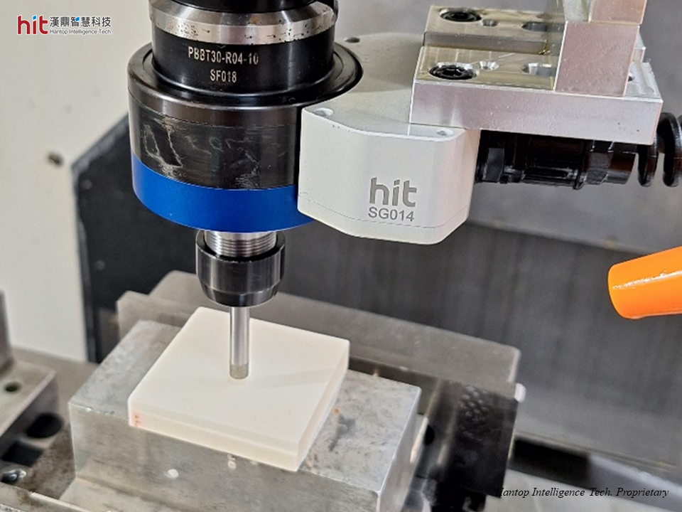 HIT BT-30 ultrasonic machining module was used on side grinding of aluminum oxide ceramic
